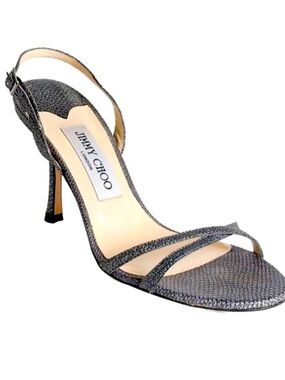 Jimmy Choo Gunmetal India Sandals